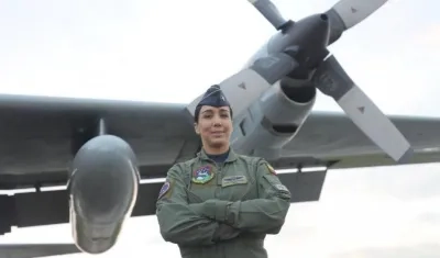 Teniente Coronel Andrea Díaz.