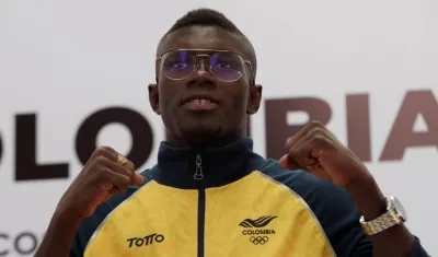 Yuberjen Martínez, boxeador colombiano. 