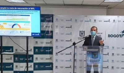 Alejandro Gómez, secretario de Salud de Bogotá.