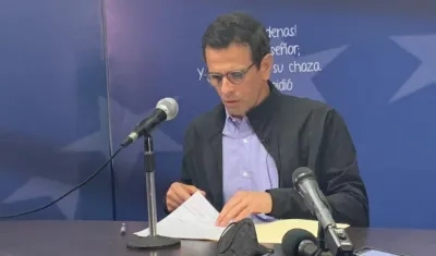 El opositor venezolano Henrique Capriles.