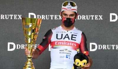 Fernando Gaviria, ciclista colombiano. 