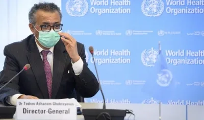 El director general de la OMS, Tedros Adhanom Ghebreyesus.