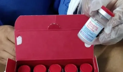 Vacuna de Moderna para Covid-19.