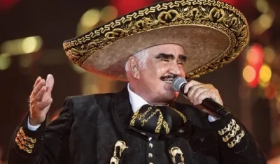 Vicente Fernández, cantante mexicano.