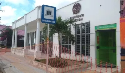 Sede bancaria donde fue cometido el ilícito.