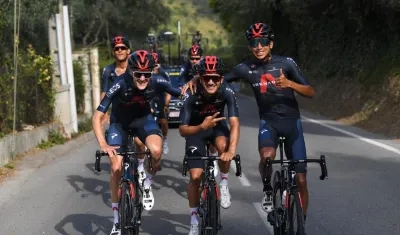 Egan Bernal, ciclista colombiano. 