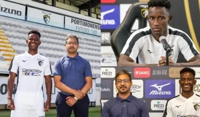 Iván Angulo, jugador del Portimonense.