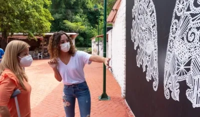 La Gobernadora del Atlántico, Elsa Noguera.