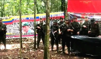 'Cipriano González' se apartó de los acuerdos de paz para conformar el GAO 'Jorge Briceño Suárez'.