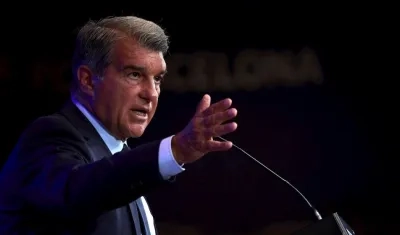 El presidente del FC Barcelona, Joan Laporta.