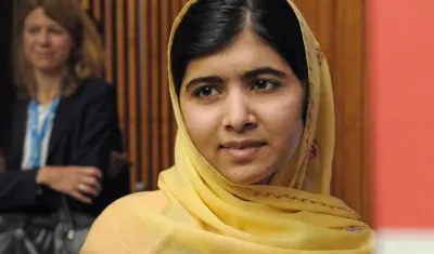 La Nobel de la Paz Malala Yousafzai.