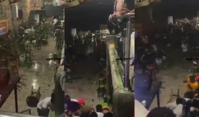 Pelea en discoteca de la carrera 8. 