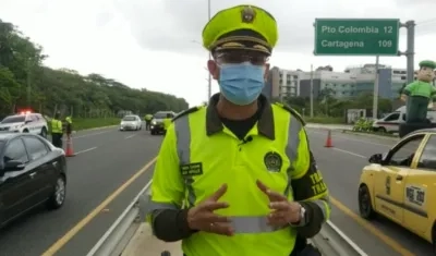 Teniente Coronel Jhon Mirque. 