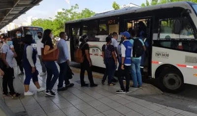 Así se ve la estación Joe Arroyo de Transmetro.