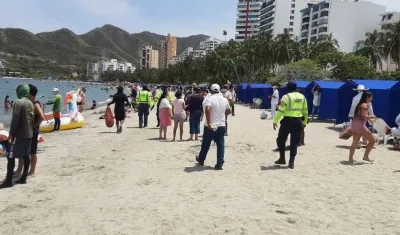 Playa de El Rodadero. 