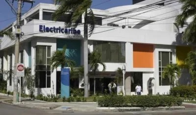 Fachada de la antigua Electricaribe.