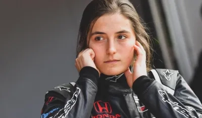 Tatiana Calderón, piloto colombiana. 