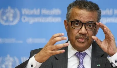 El director de la OMS, Tedros Adhanom Ghebreyesus.