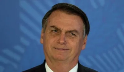 El presidente de Brasil, Jair Bolsonaro.