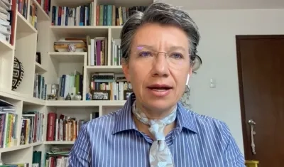 Claudia López, alcaldesa de Bogotá.