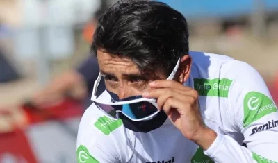 Egan Bernal, ciclista colombiano. 