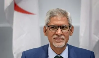 secretario general de la Federación Internacional de la Cruz Roja y la Media Luna Roja (FICR), Jagan Chapagain.