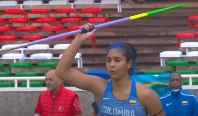 Valentina Barrios, atleta del Atlántico. 