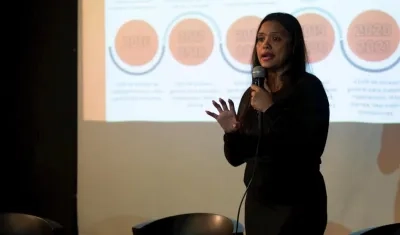 Responsable de proyectos de la ONG Convite, Francelia Ruiz.