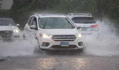 Imagen de las lluvias en Estados Unidos.