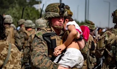 Imagen de la evacuación.