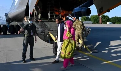 Imagen de la evacuación.