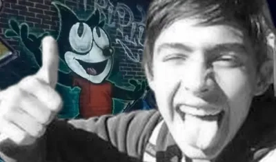 El grafitero Diego Felipe Becerra.