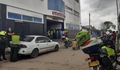 La víctima fue llevada a la Clínica Porvenir. 