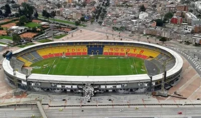 Estadio El Campín de Bogotá.