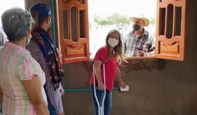 La Gobernadora del Atlántico, Elsa Noguera.