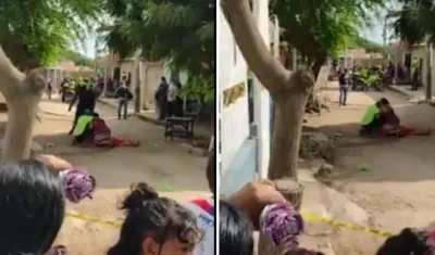 La mujer murió en el mismo lugar de los hechos. 