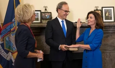 La nueva gobernadora de Nueva York, Kathy Hochul.