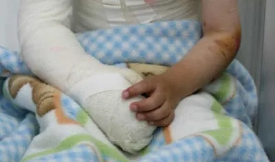 Los pequeños tuvieron que ser hospitalizados, pero no revisten gravedad. 