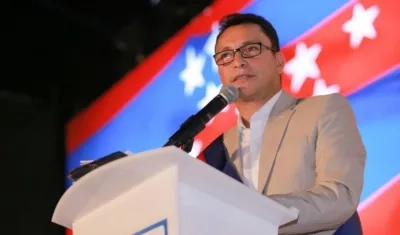 El Gobernador del Magdalena, Carlos Caicedo.