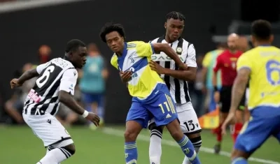 Juan Guillermo Cuadrado, jugador colombiano. 