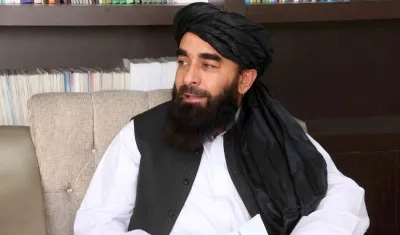 Zabiullah Mujahid, portavoz oficial de los talibanes.