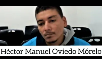 Héctor Manuel Oviedo Mórelo. 