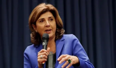 La excanciller colombiana María Ángela Holguín.