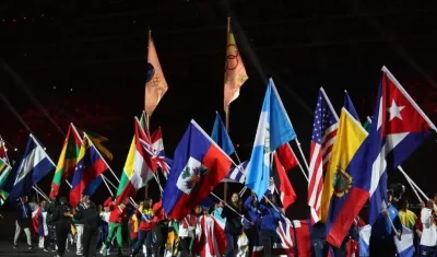 Países participantes de los Juegos Panamericanos. 