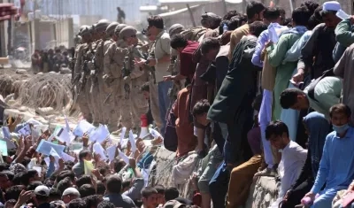 Imágenes de los alrededores del aeropuerto.