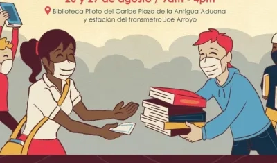 Gran trueque de libros en Transmetro, en el marco del ´Festival de Poesía PoeMaRío´.  