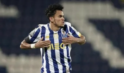 Luis Díaz, jugador del Porto. 