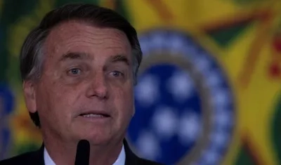 El presidente de Brasil, Jair Bolsonaro.