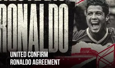 El Manchester United da la bienvenida de vuelta a Cristiano Ronaldo. 