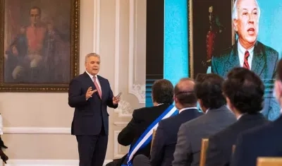 Presidente Iván Duque Márquez.